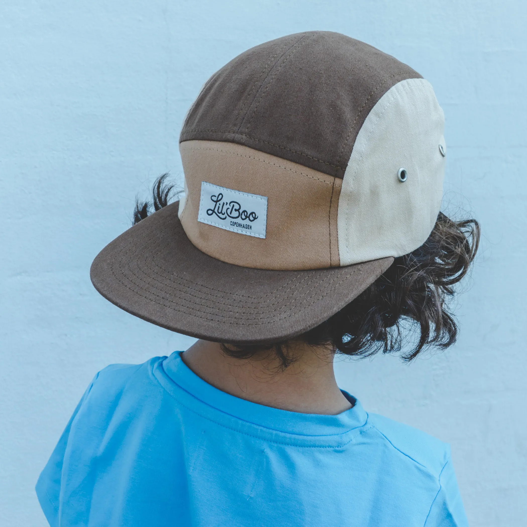 Lil' Boo Block Brown 5 Panel (ORGANIC)< Caps