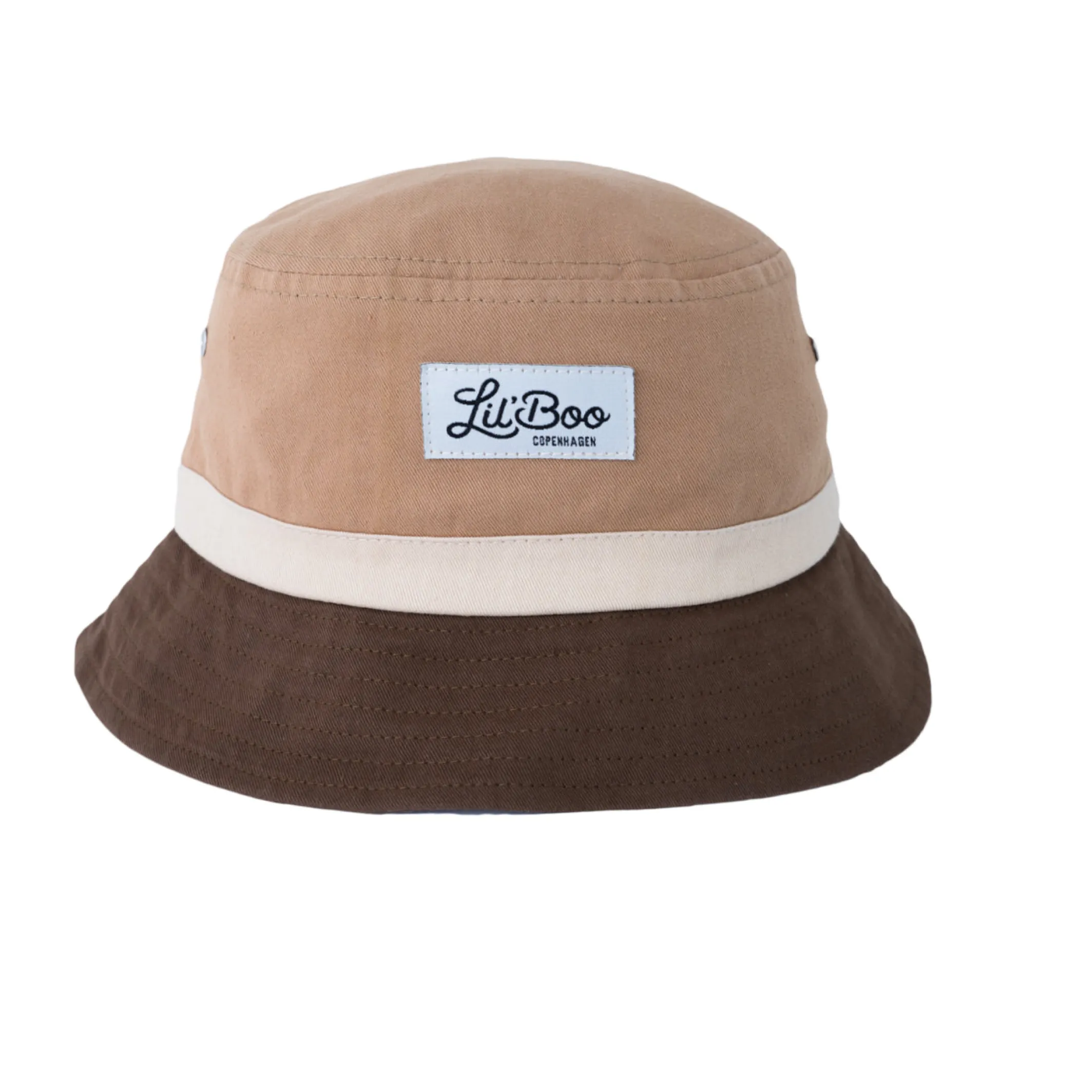 Lil' Boo Block Brown Bucket Hat (ORGANIC)< Bucket Hats