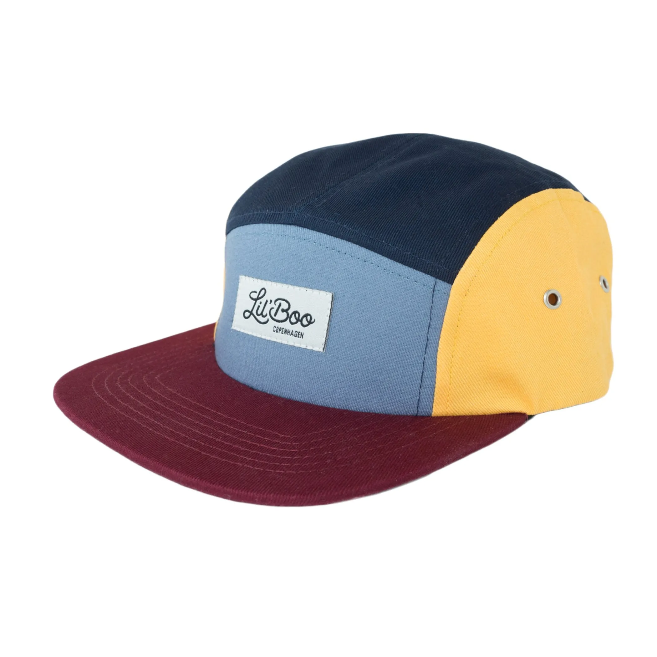 Lil' Boo Block Burgundy 5 Panel (ORGANIC)< Caps