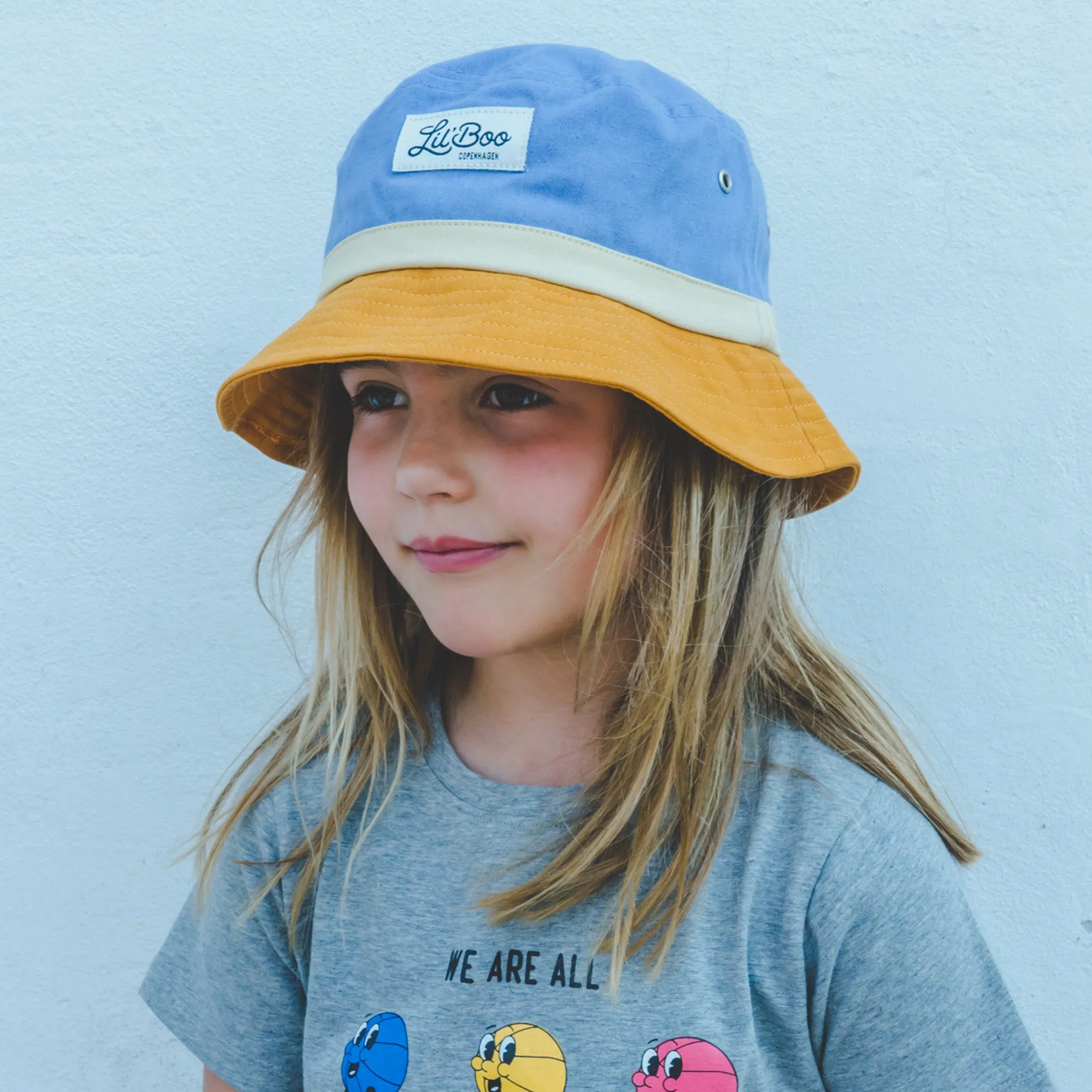 Lil' Boo Block Caramel Bucket Hat (ORGANIC)< Bucket Hats