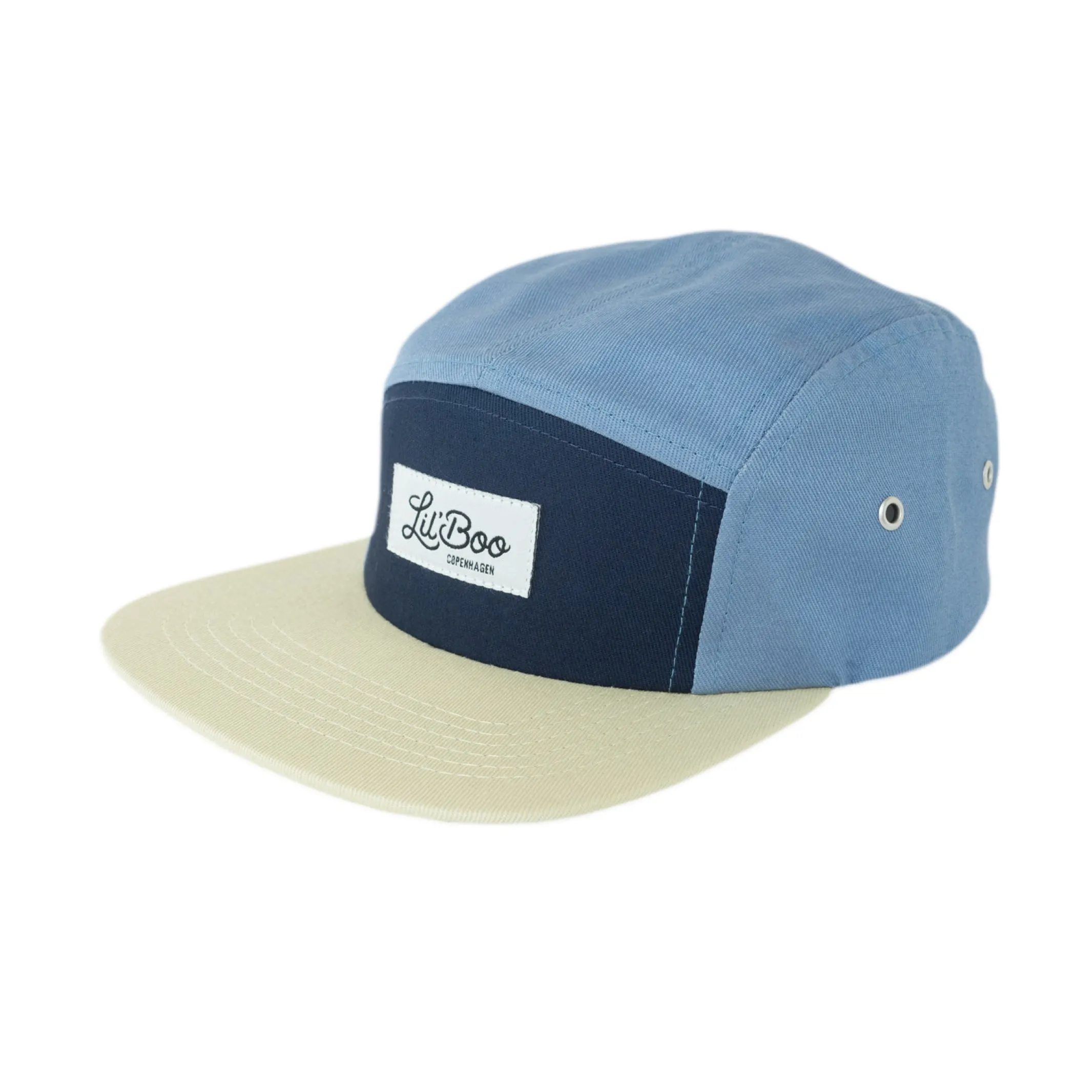 Lil' Boo Block Dusty Blue 5 Panel (ORGANIC)< Caps