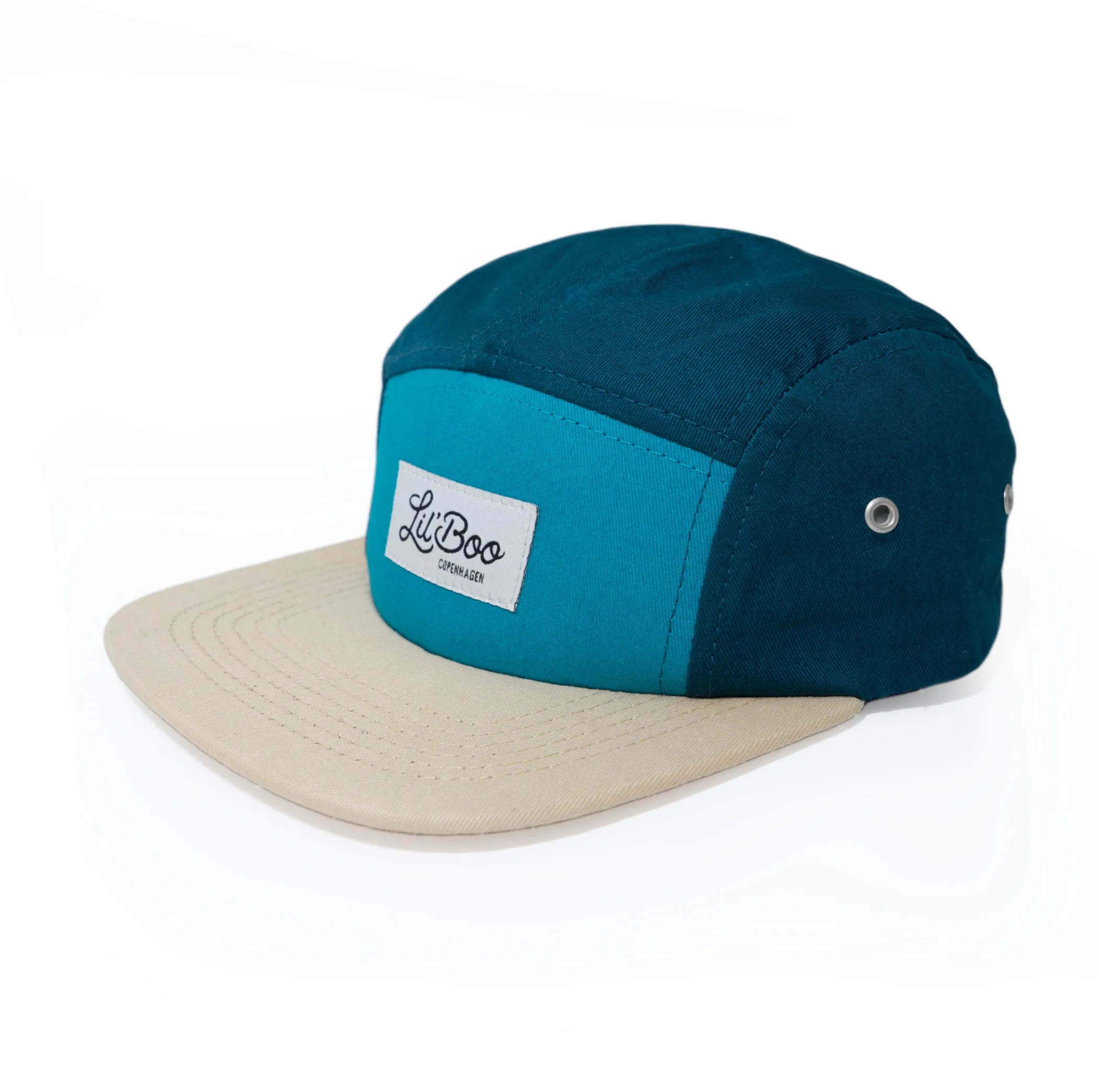 Lil' Boo Block Green 5 Panel (ORGANIC)< Caps