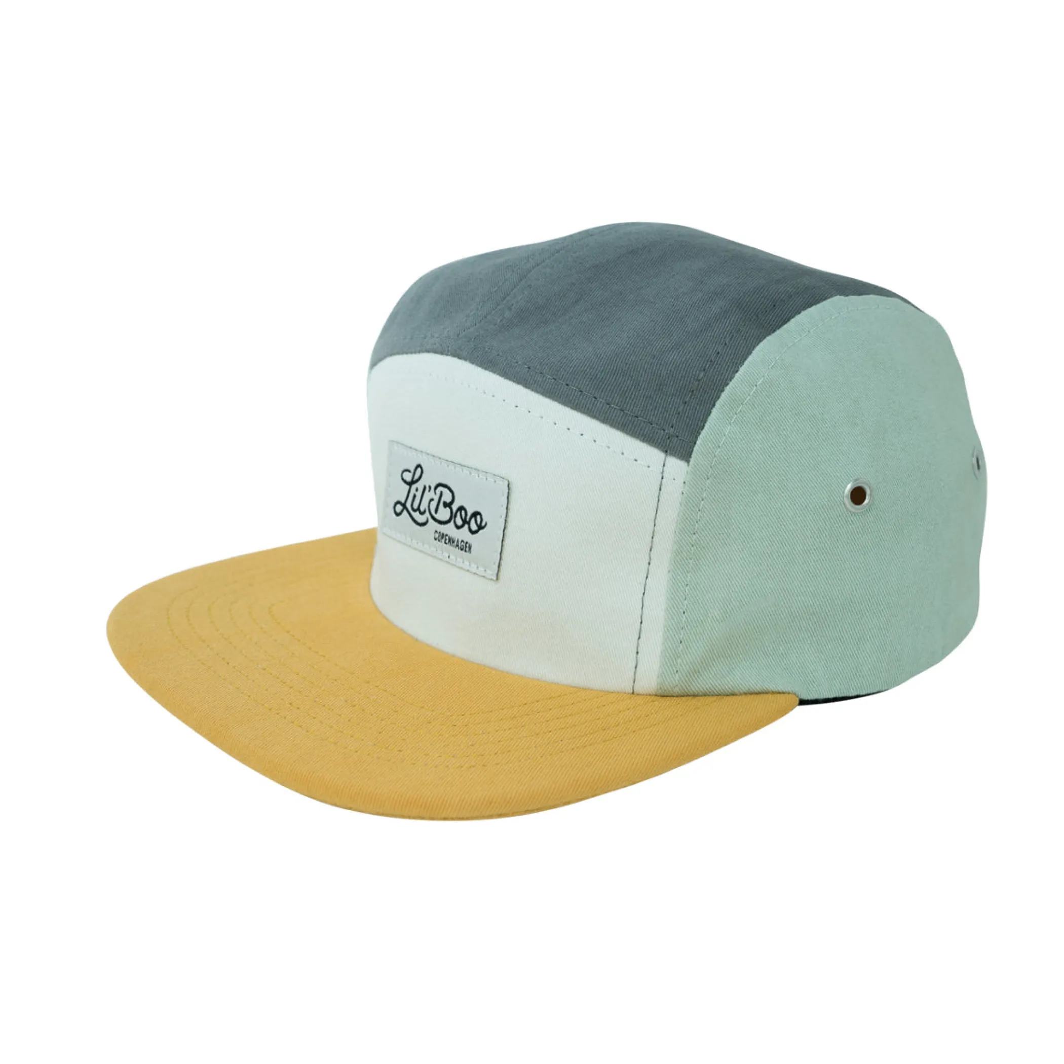 Lil' Boo Block Honey Gold 5 Panel (ORGANIC)< Caps