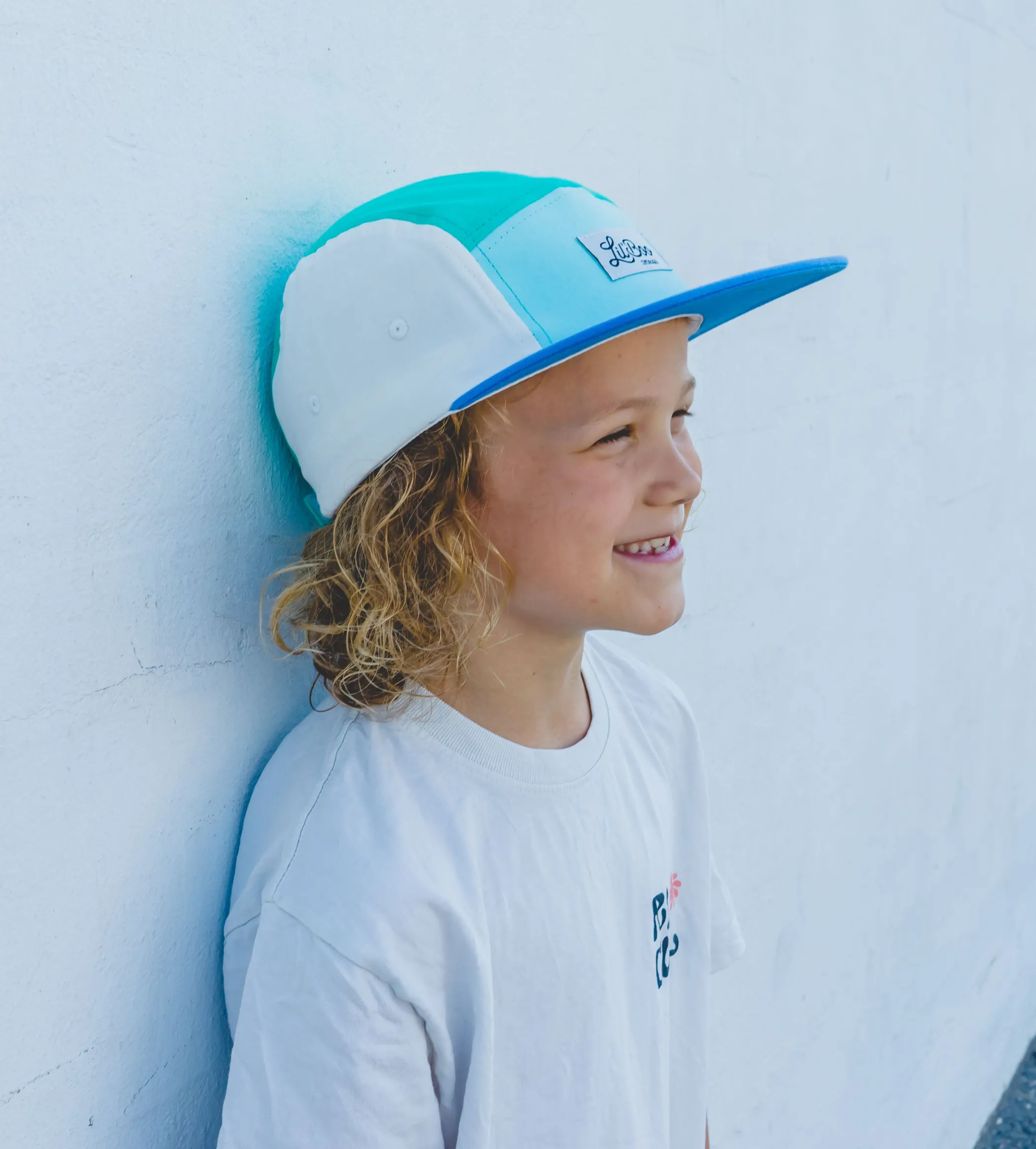 Lil' Boo Block Ocean 5 Panel (ORGANIC)< Caps