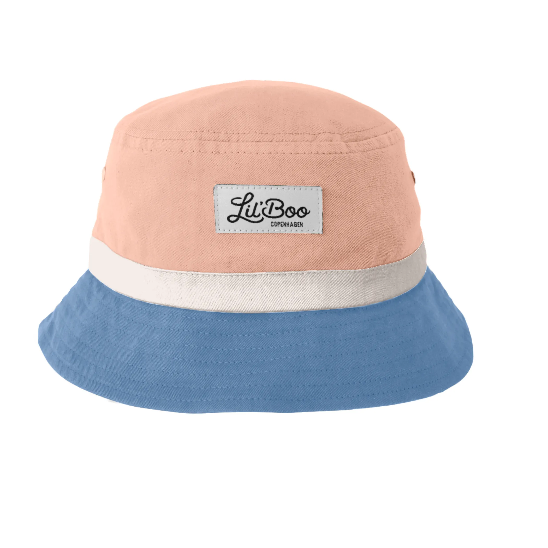 Lil' Boo Block Peach Bucket Hat (ORGANIC)< Bucket Hats