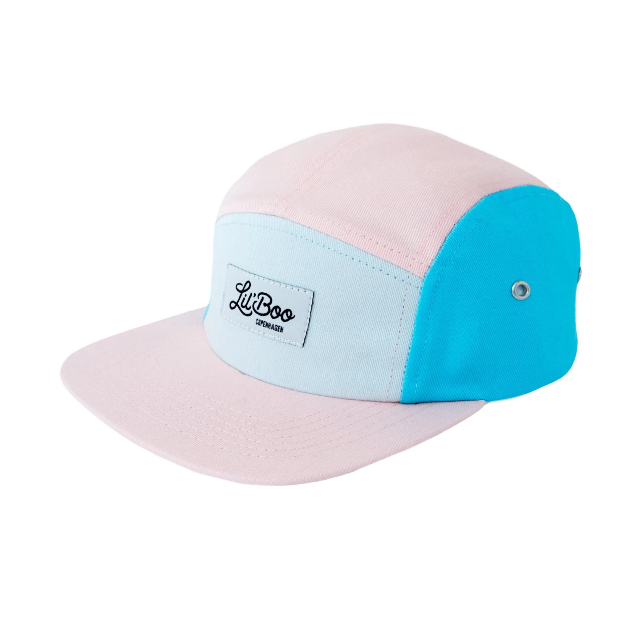 Lil' Boo Block Pink 5 Panel (ORGANIC)< Caps