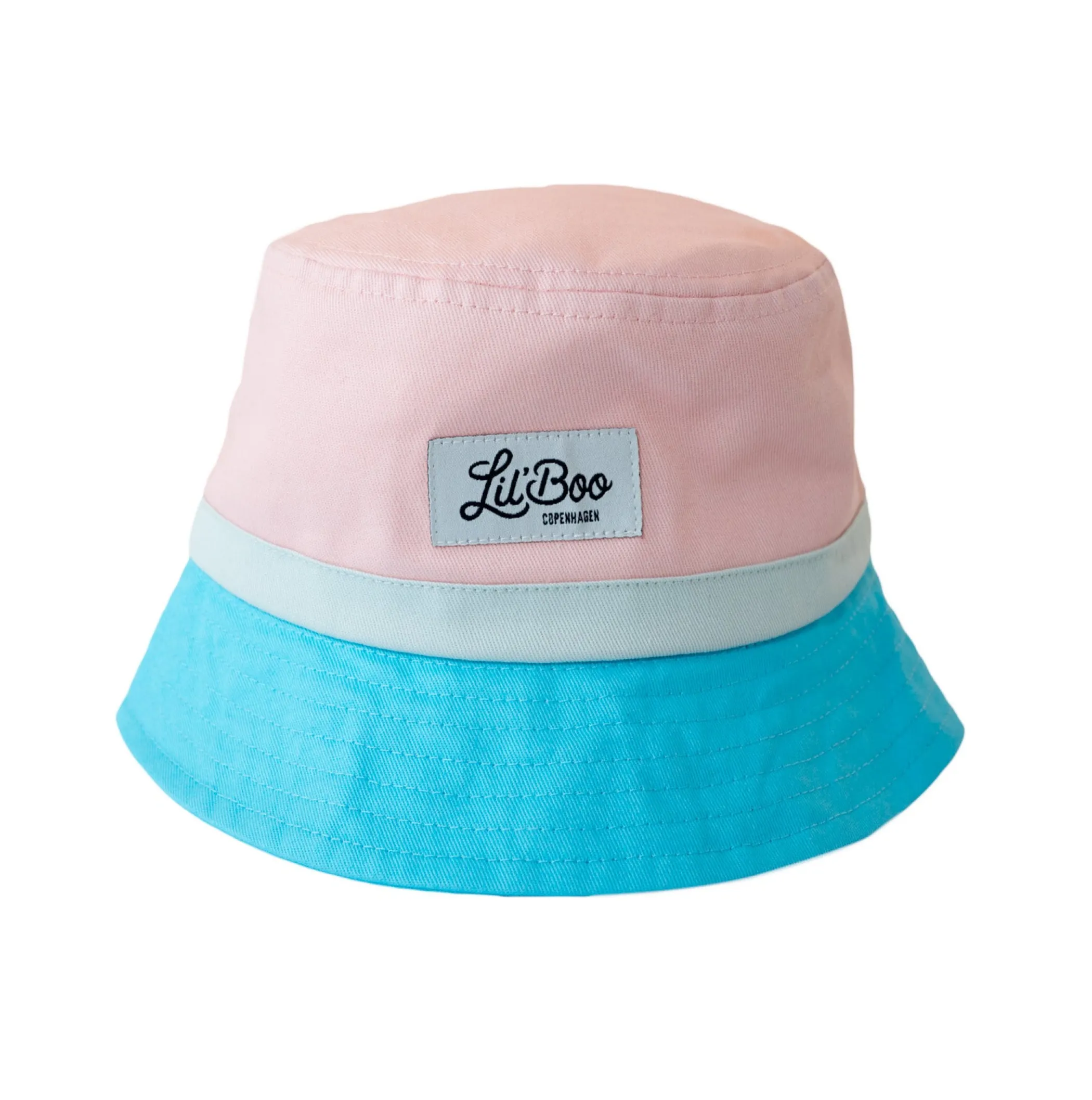 Lil' Boo Block Pink Bucket Hat (ORGANIC)< Bucket Hats