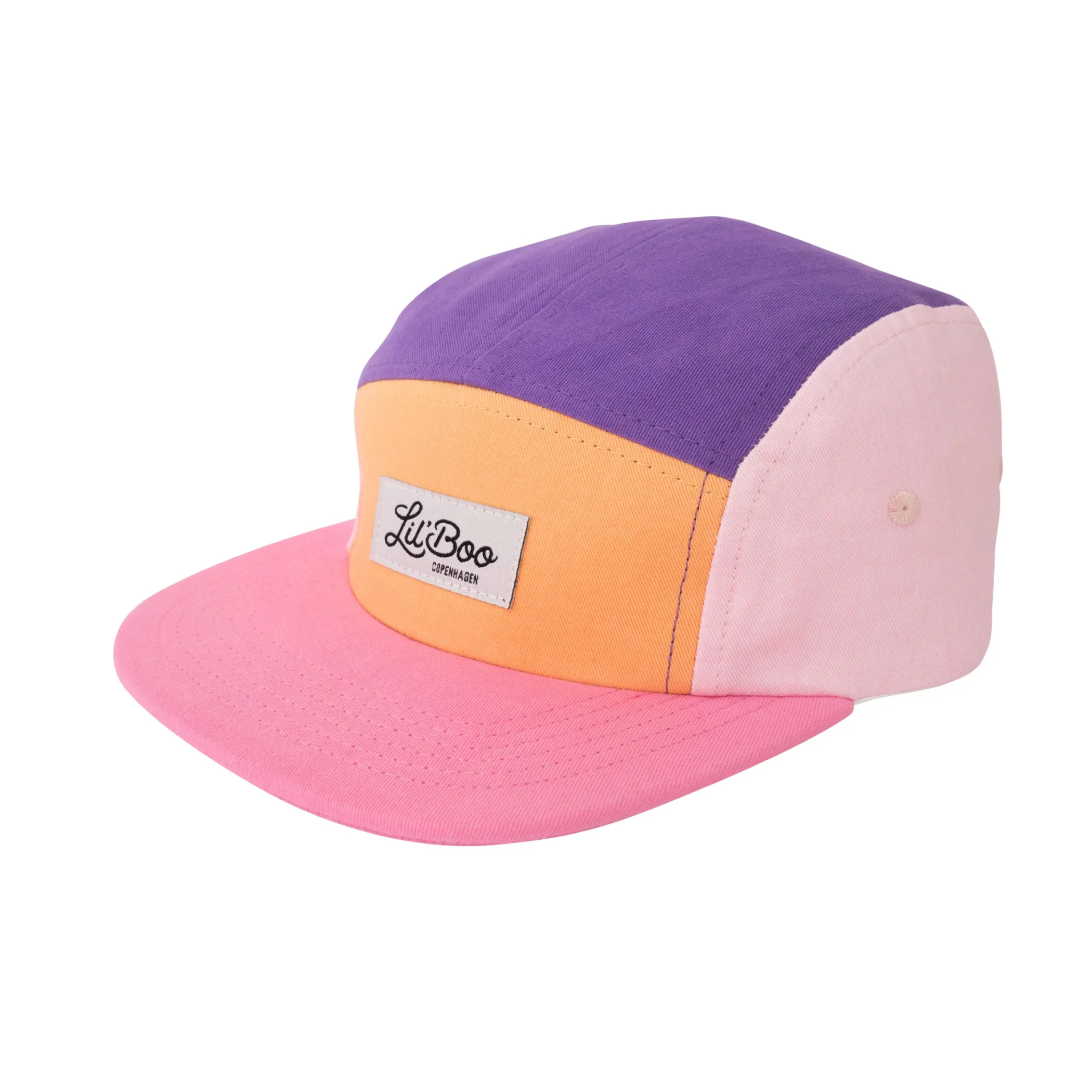 Lil' Boo Block Pink/Purple 5 Panel (ORGANIC)< Caps