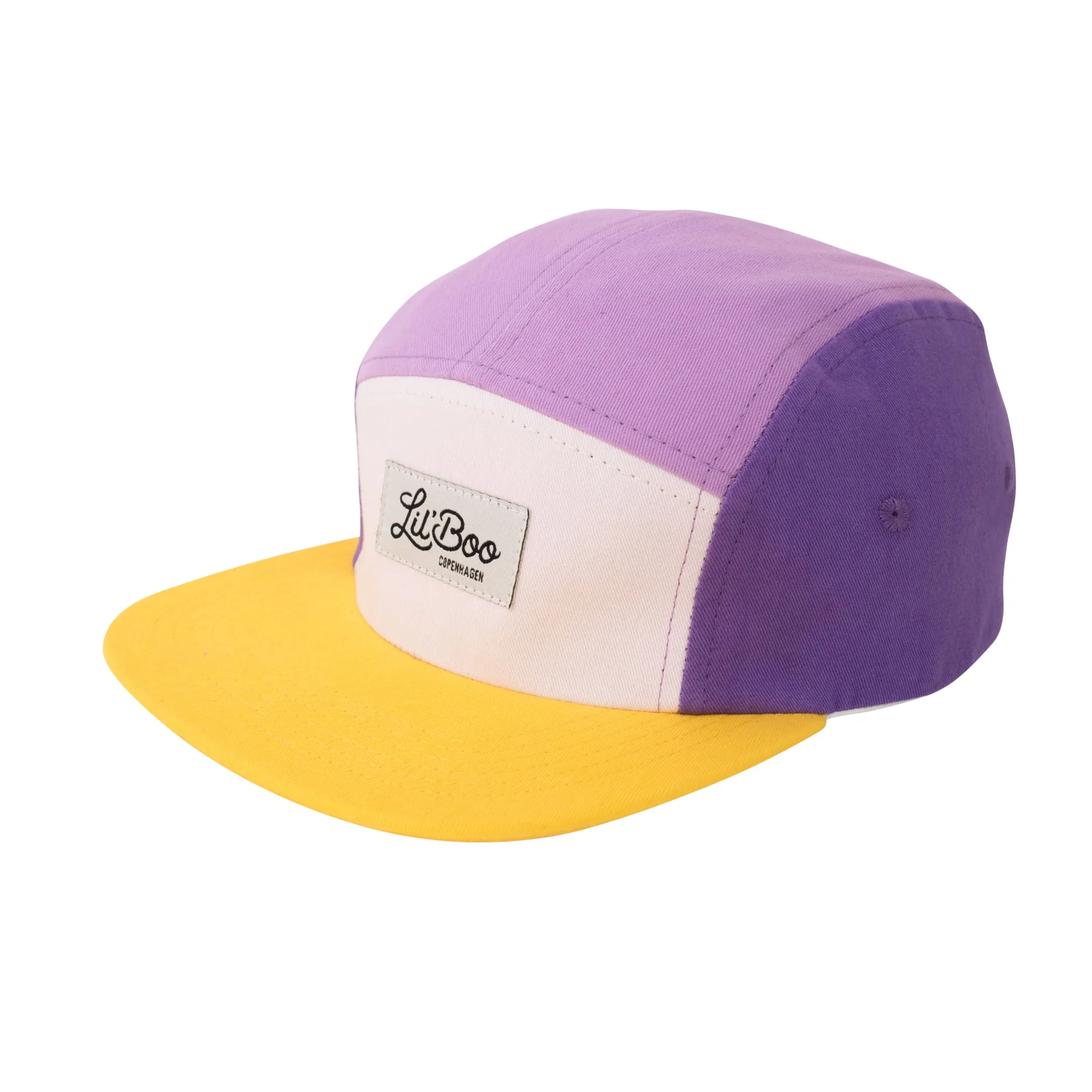 Lil' Boo Block Purple/Yellow 5 Panel (ORGANIC)< Caps