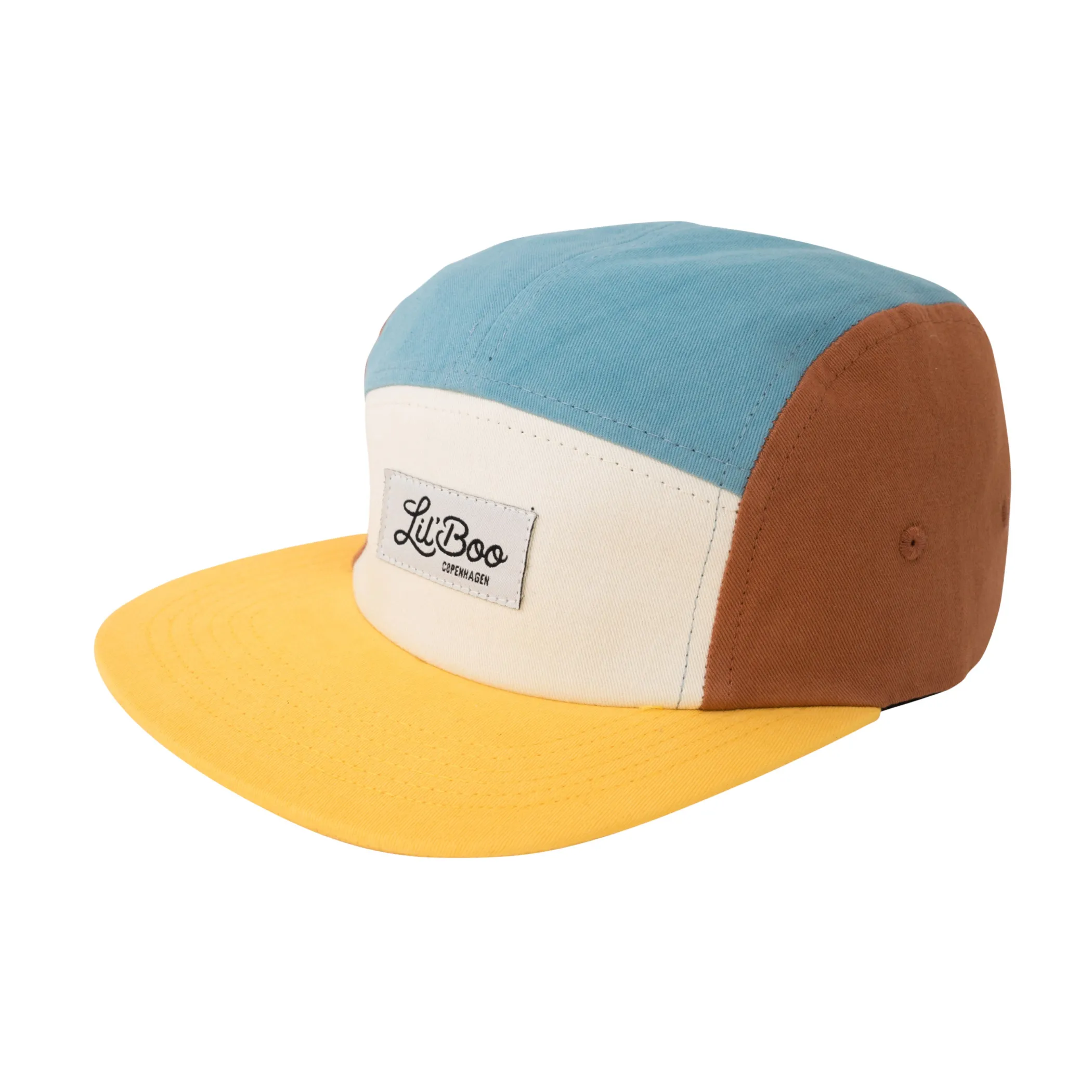 Lil' Boo Block Teal/Brown 5 Panel (ORGANIC)< Caps