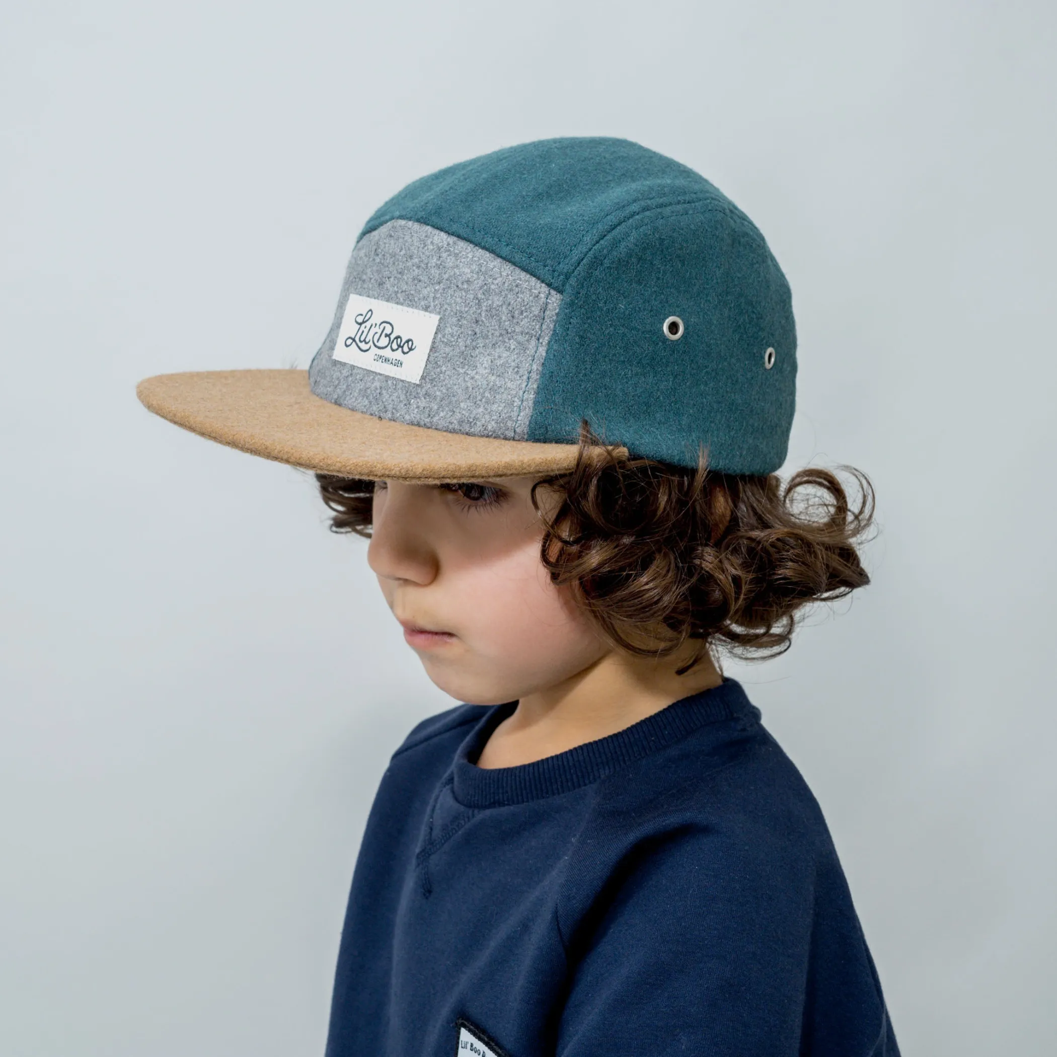 Lil' Boo Block Wool 5 Panel - Green< Caps | Beanies