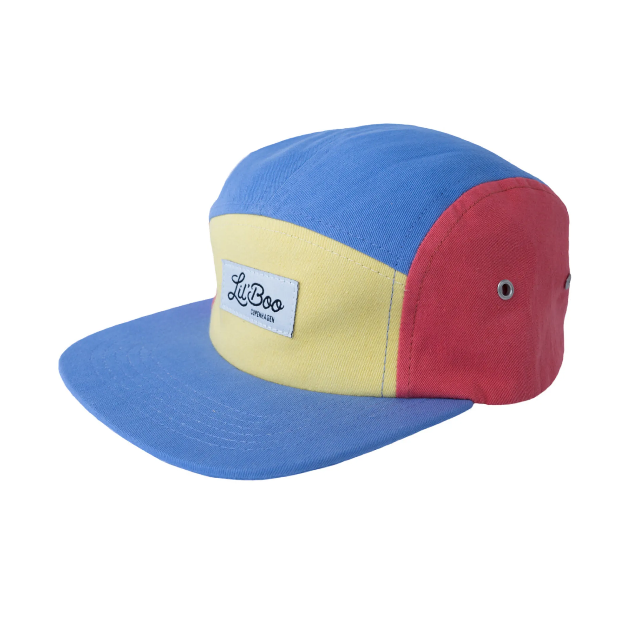 Lil' Boo Block Yellow/Dusty Blue 5 Panel (ORGANIC)< Caps