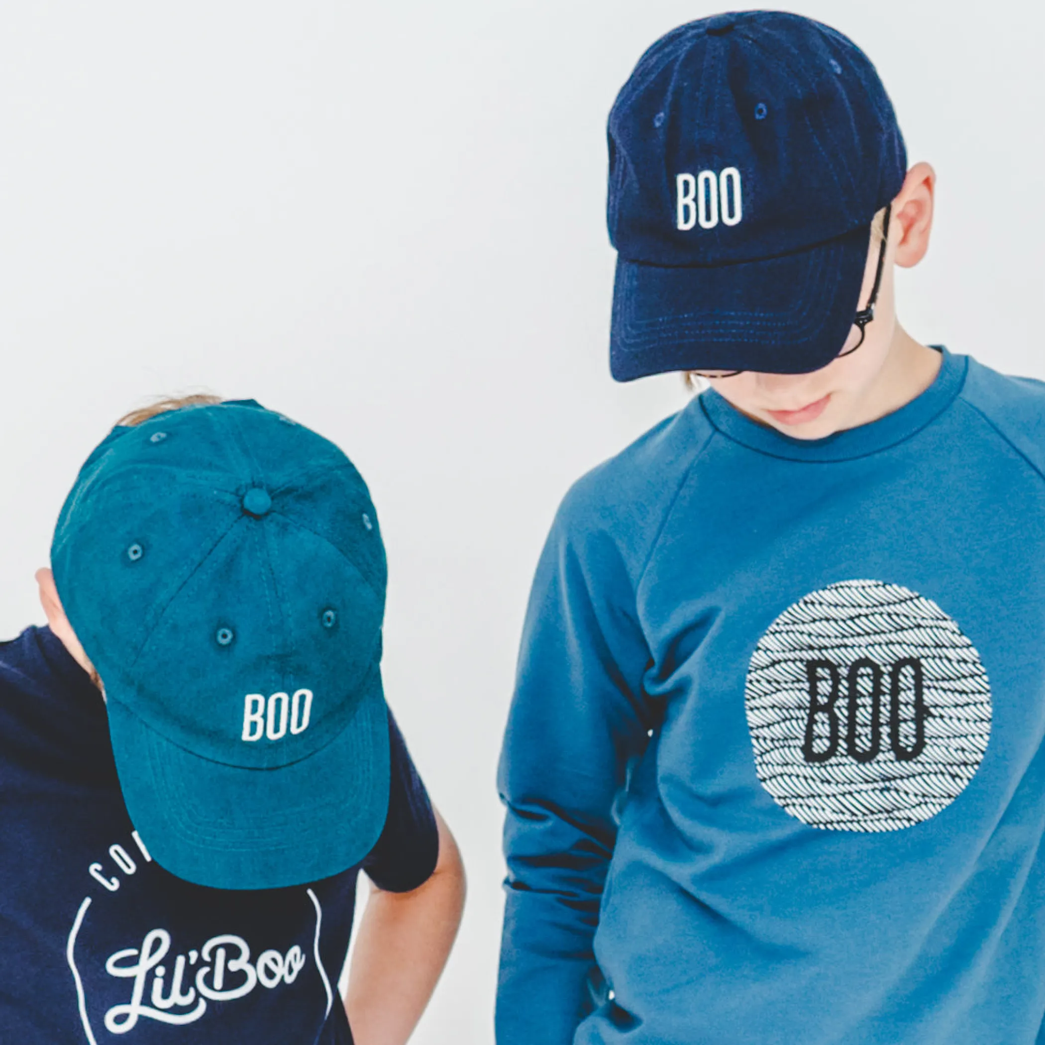 Lil' Boo BOO Dad Cap - Teal< Caps