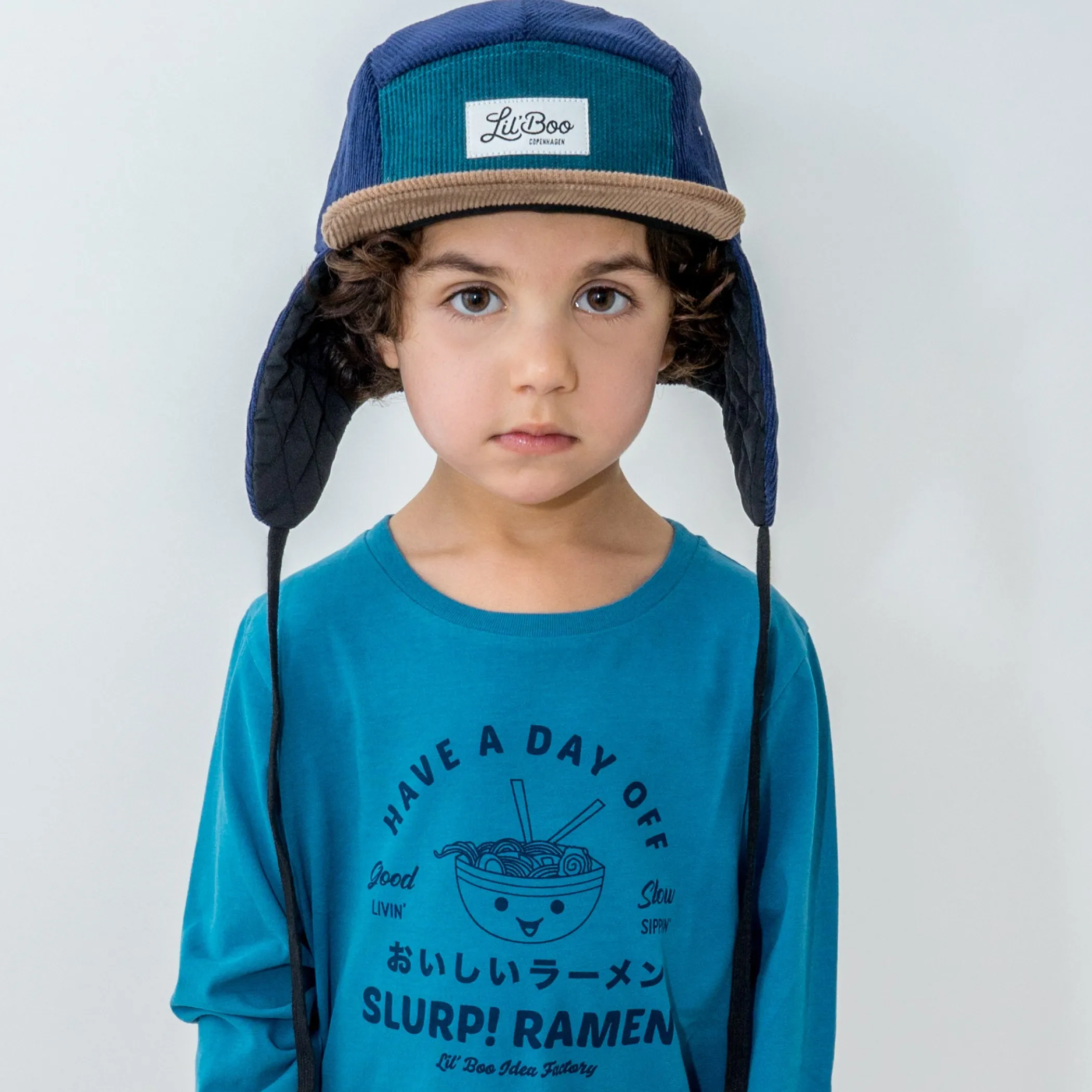 Lil' Boo Corduroy Block 5-Panel with ears< Beanies | Warm Caps, Bucket Hats And Sherpas