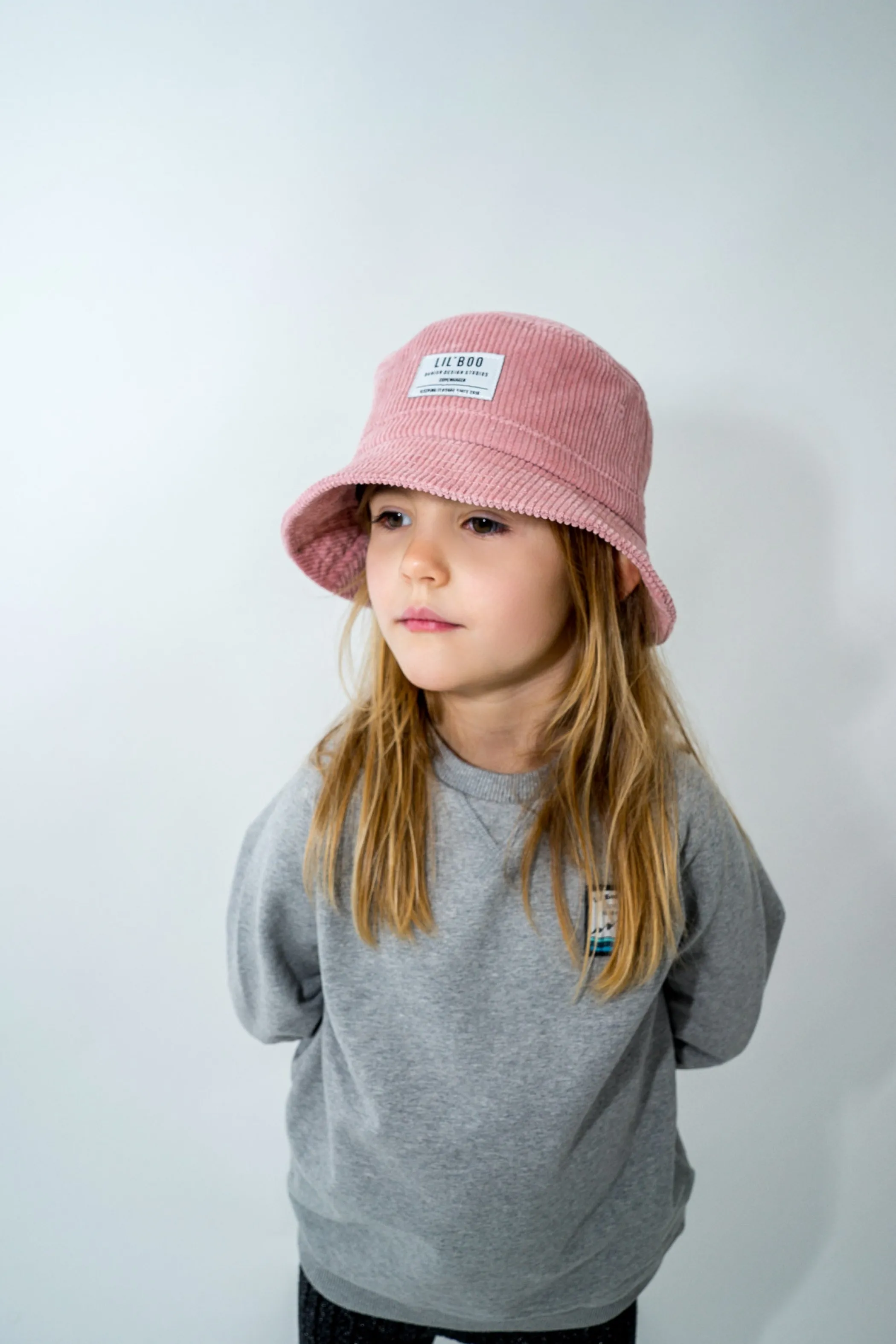 Lil' Boo Corduroy Bucket Hat - Dusty Pink< Bucket Hats | Warm Caps, Bucket Hats And Sherpas