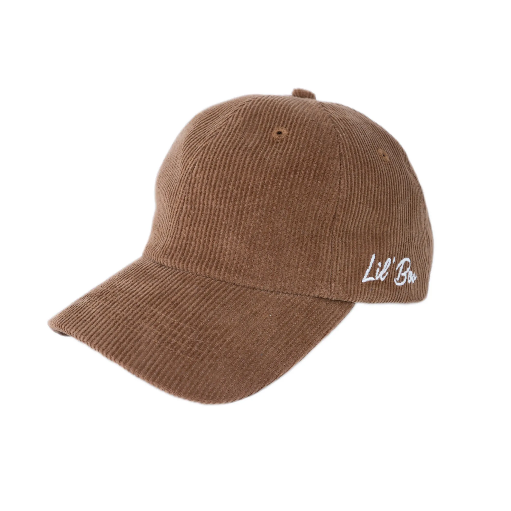 Lil' Boo Corduroy Dad Cap - Brown< Warm Caps, Bucket Hats And Sherpas | Caps