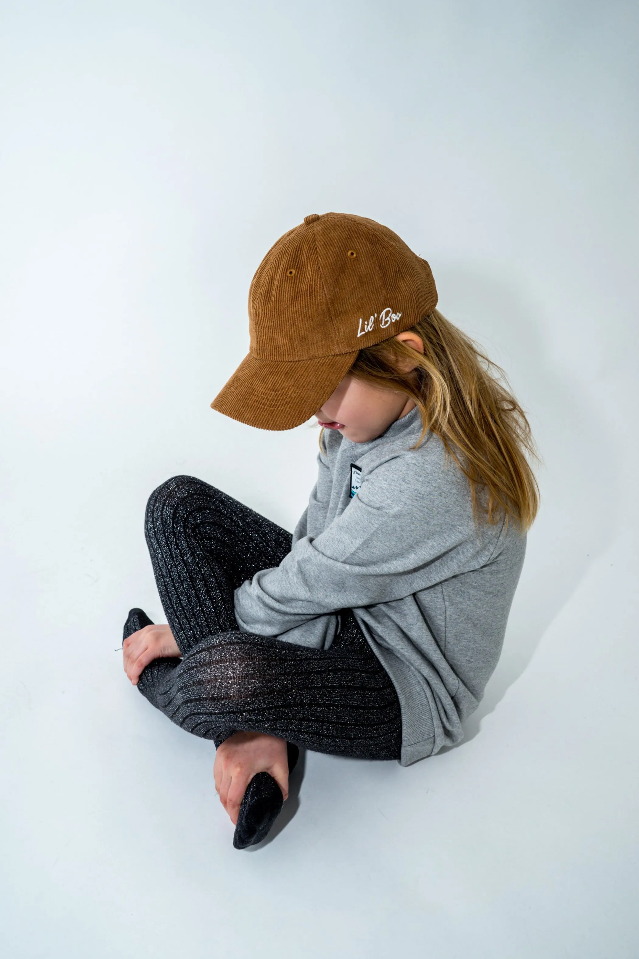 Lil' Boo Corduroy Dad Cap - Brown< Warm Caps, Bucket Hats And Sherpas | Caps