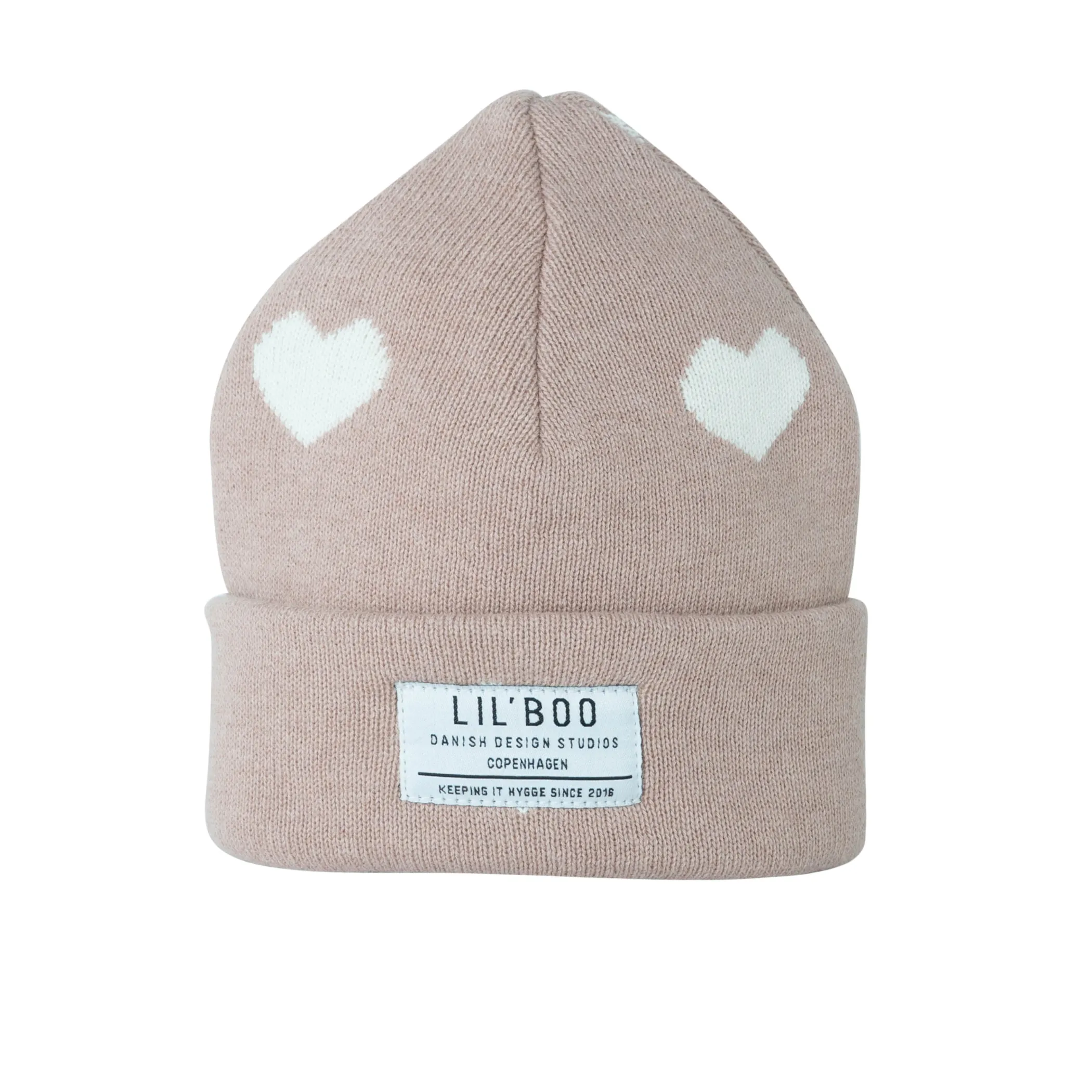 Lil' Boo Hearts Beanie - Rose< Beanies