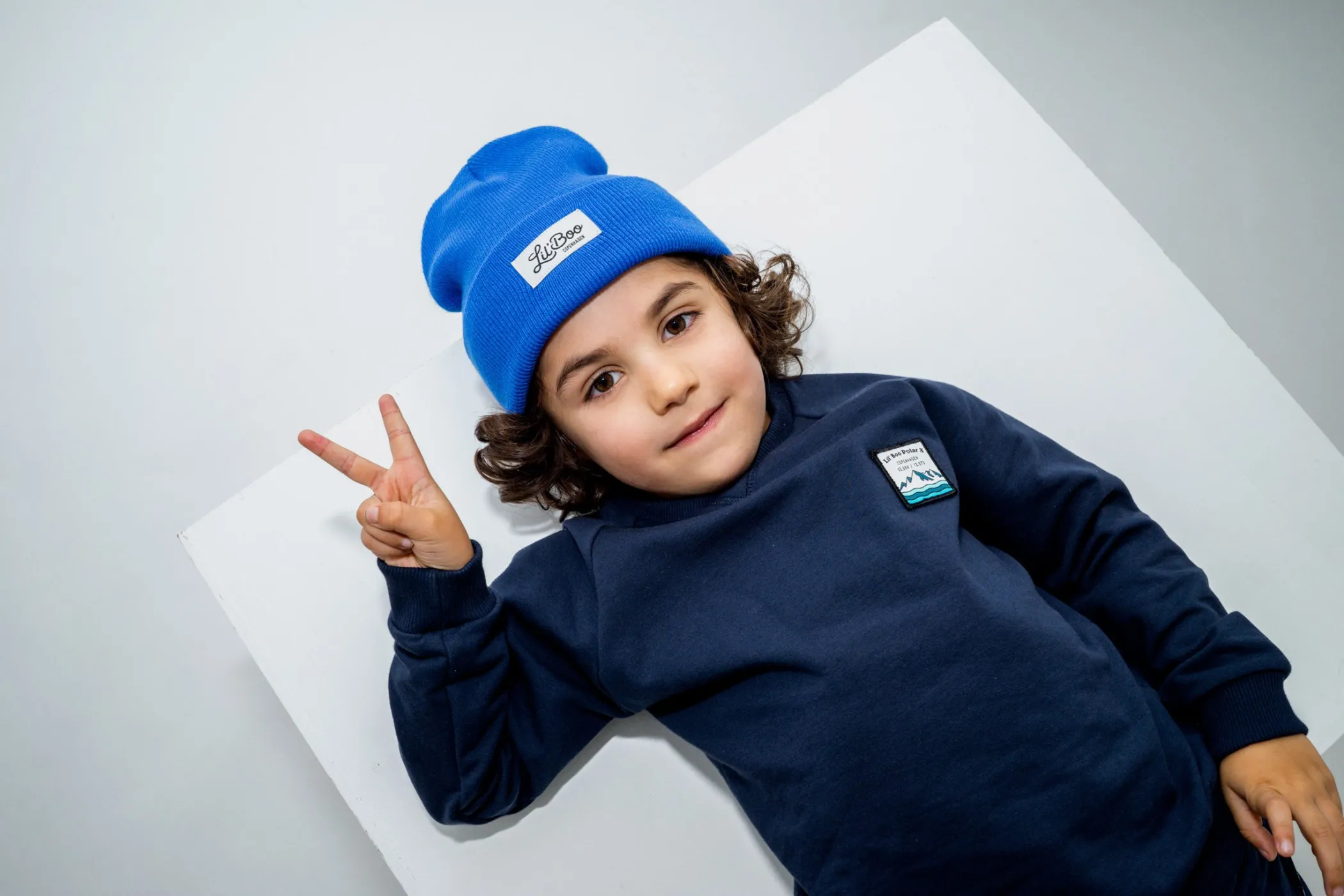 Lil' Boo Lil’ Boo Classic Beanie – Blue< Beanies