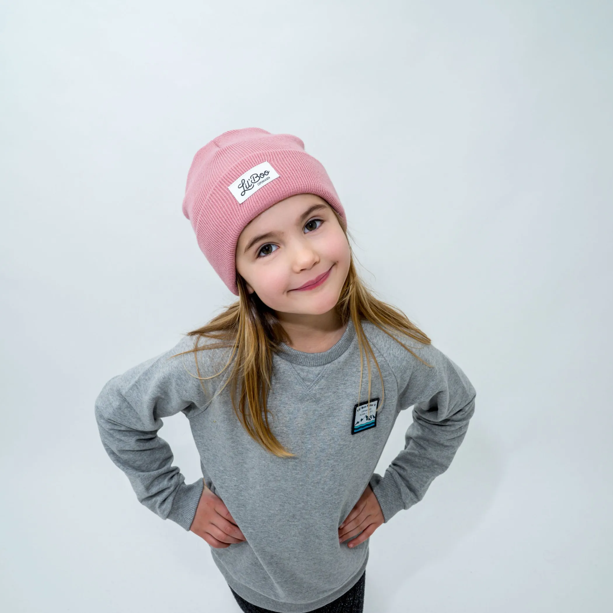 Lil' Boo Lil’ Boo Classic Beanie – Dusty Pink< Beanies