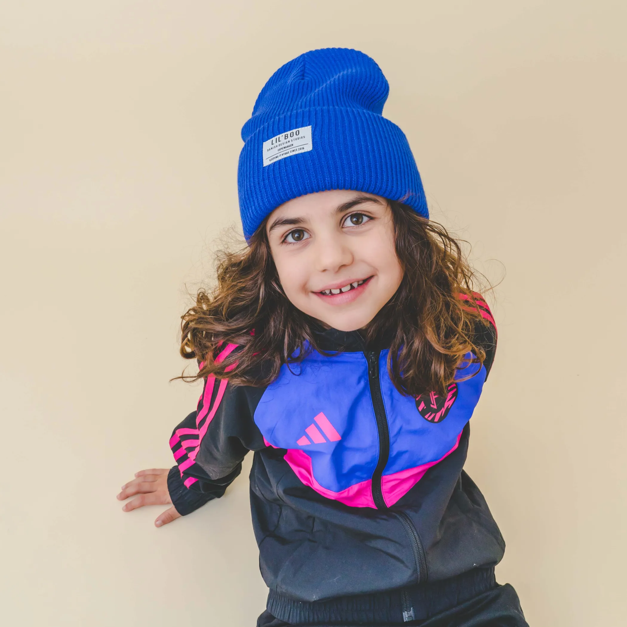 Lil' Boo Lil’ Boo Hygge Beanie – Bright Blue< Beanies