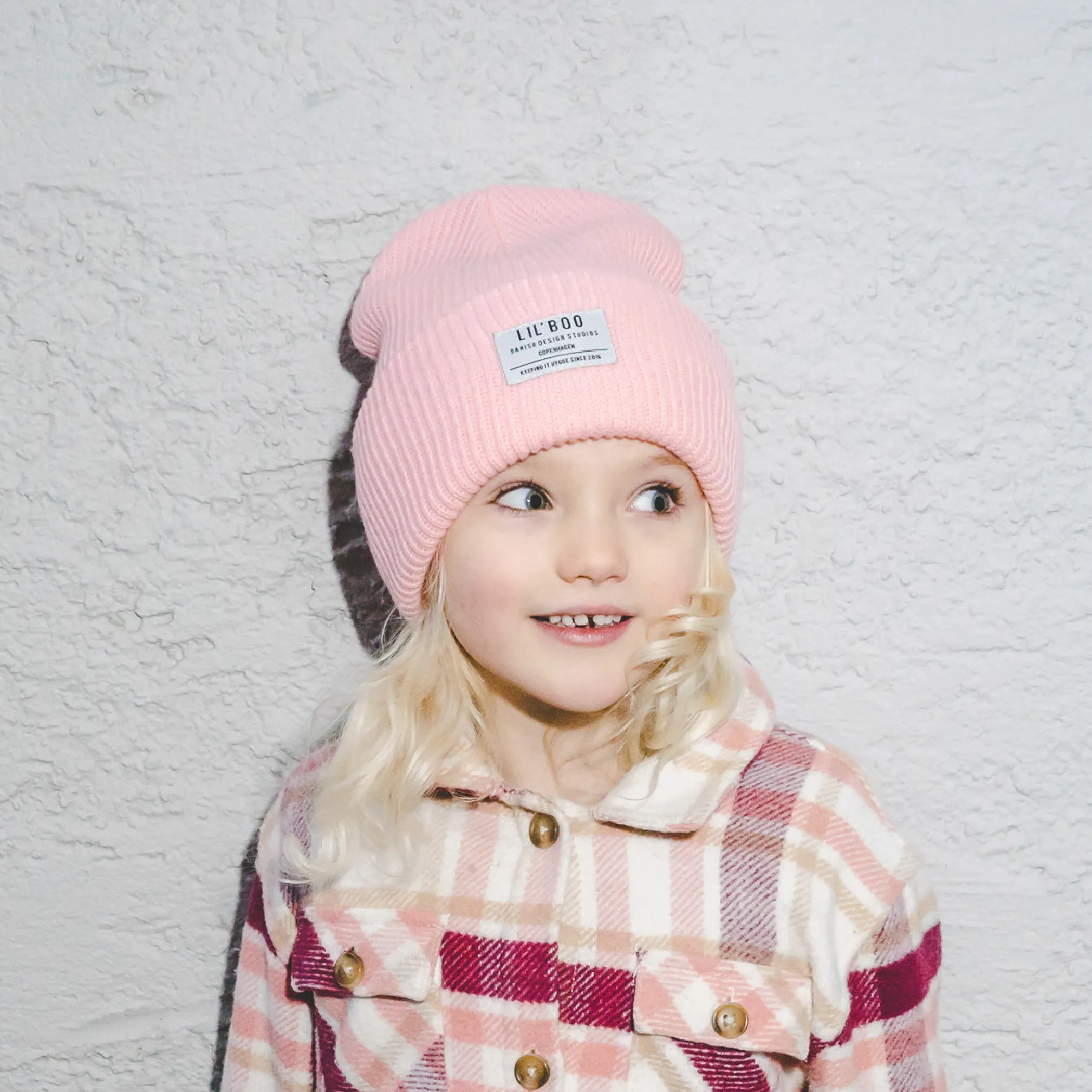 Lil' Boo Lil’ Boo Hygge Beanie – Bubble Pink< Beanies