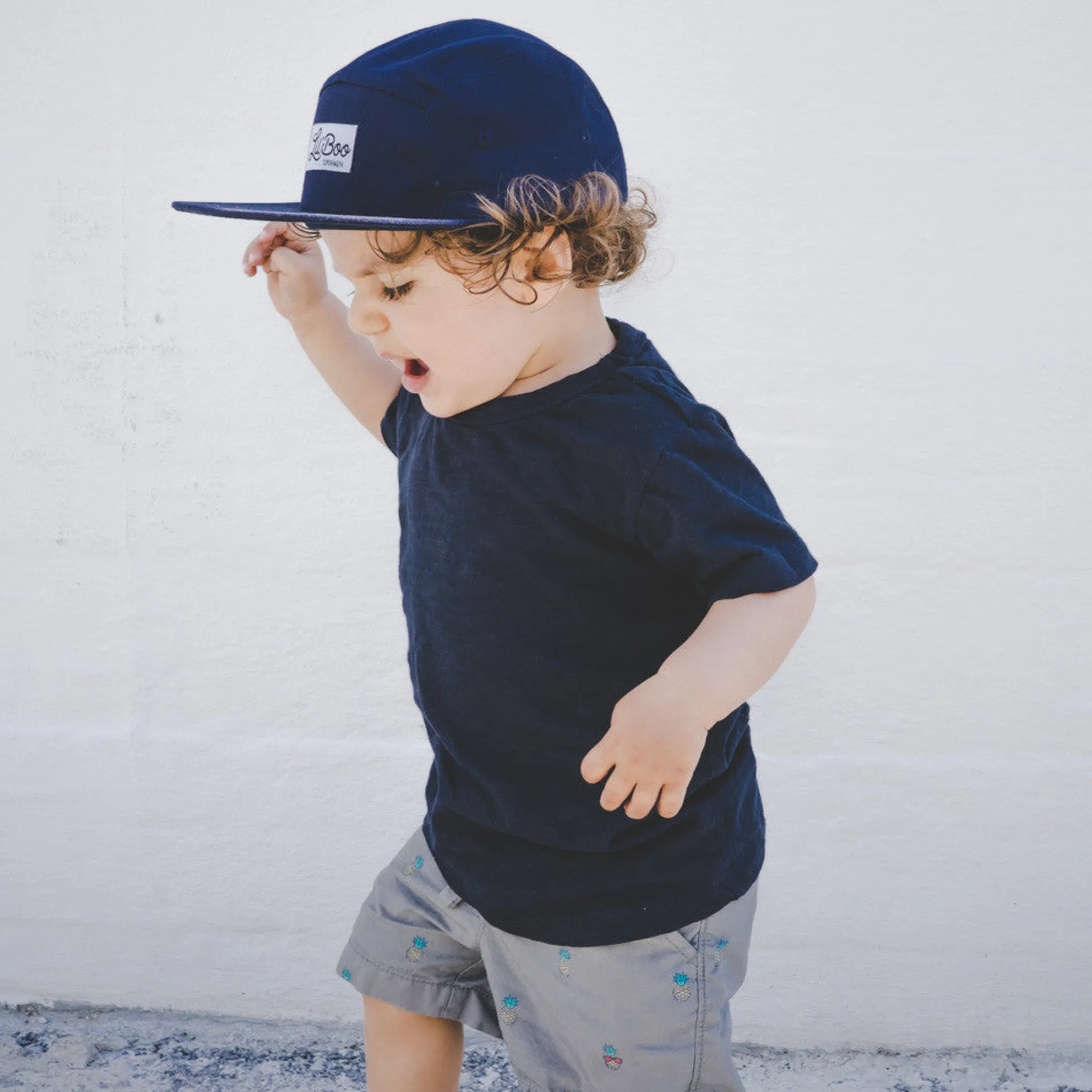 Lil' Boo Navy 5-Panel< Caps