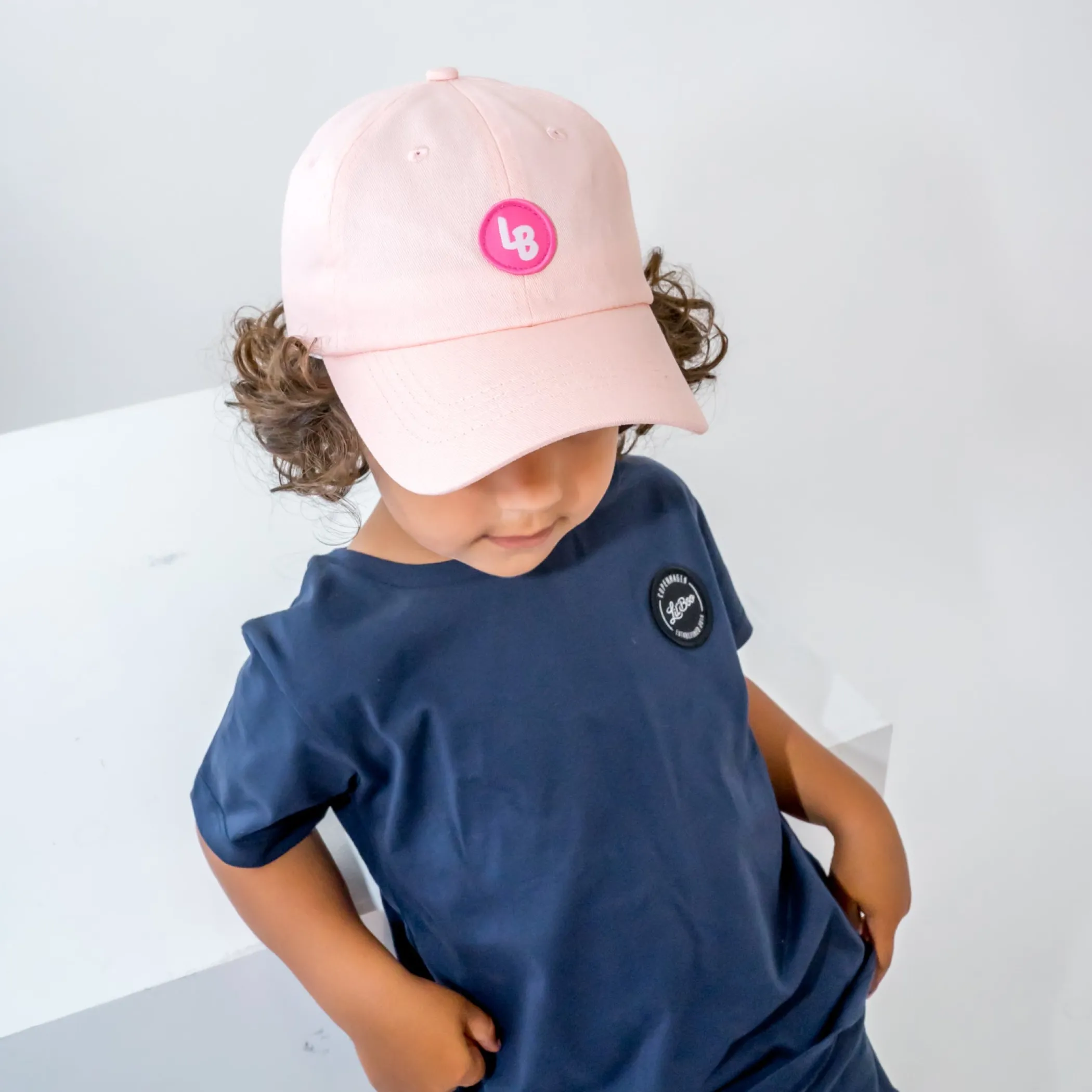 Lil' Boo Organic Dad Cap - Pink (ORGANIC)< Caps