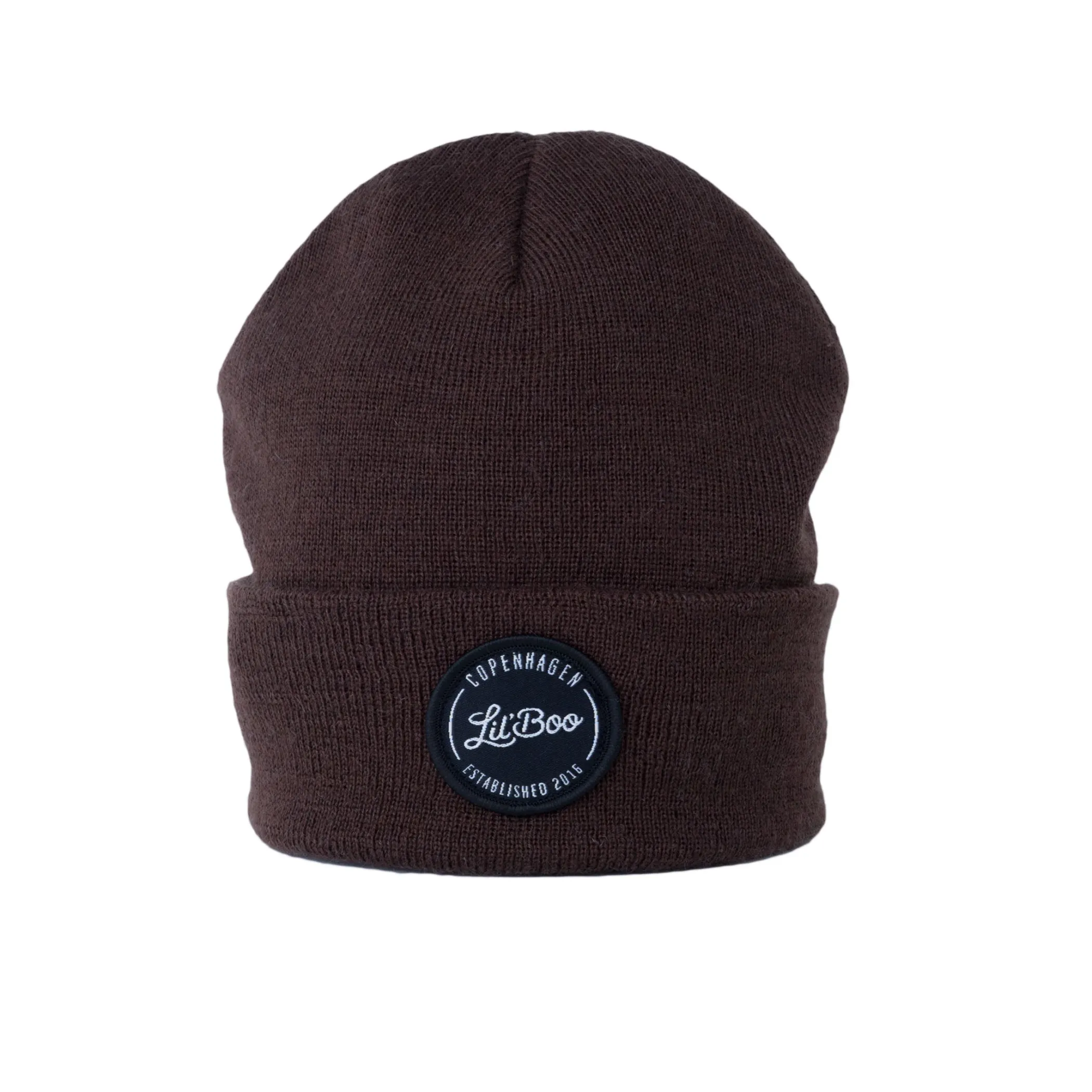 Lil' Boo Lil’ Boo Wool Beanie - Dark Brown< Beanies