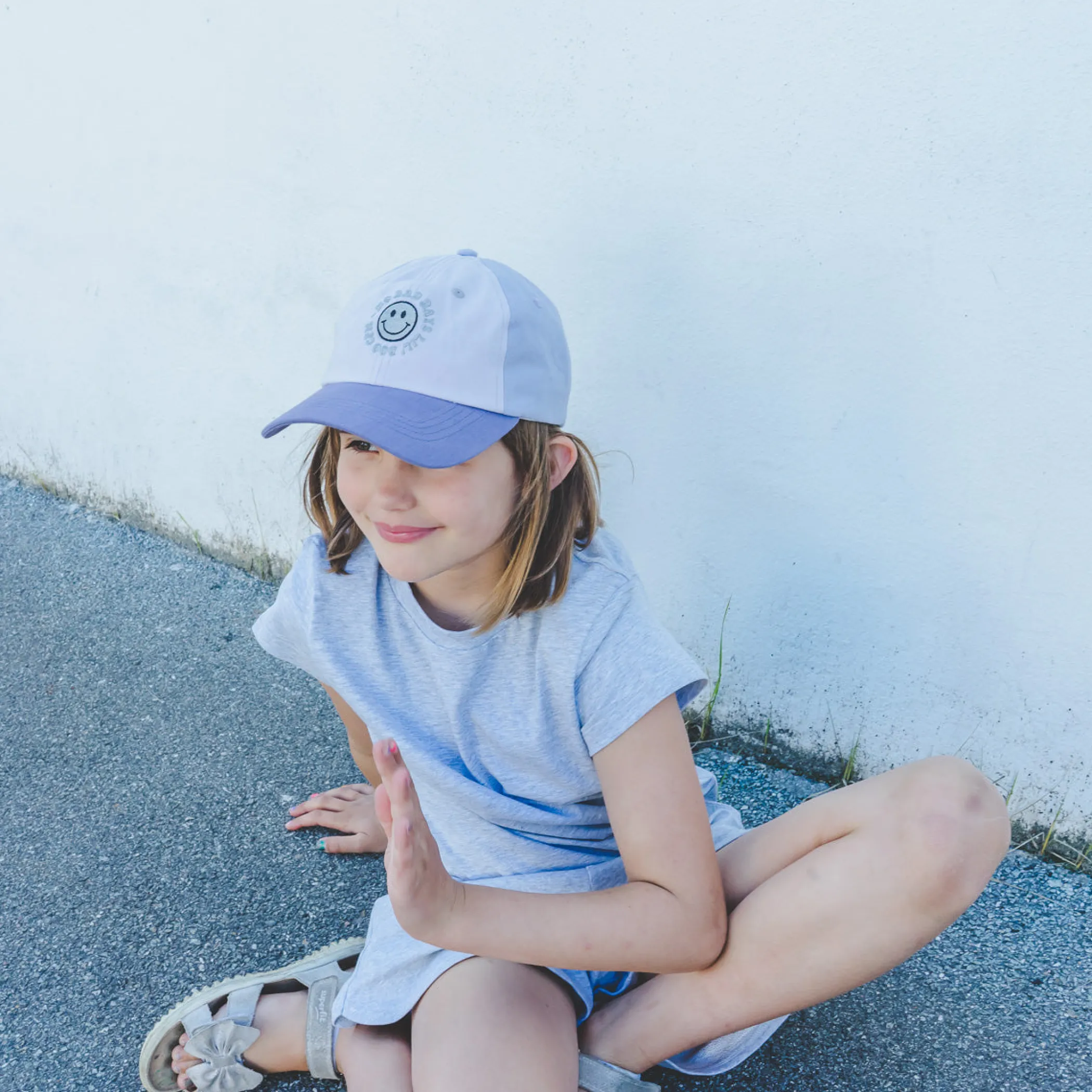 Lil' Boo No Bad Days Dad Cap - Purple (ORGANIC)< Caps