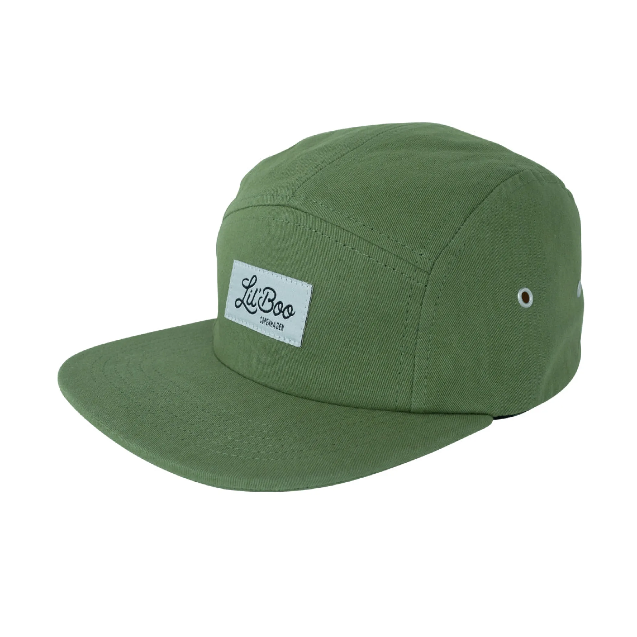 Lil' Boo Organic 5 Panel - Olive< Caps