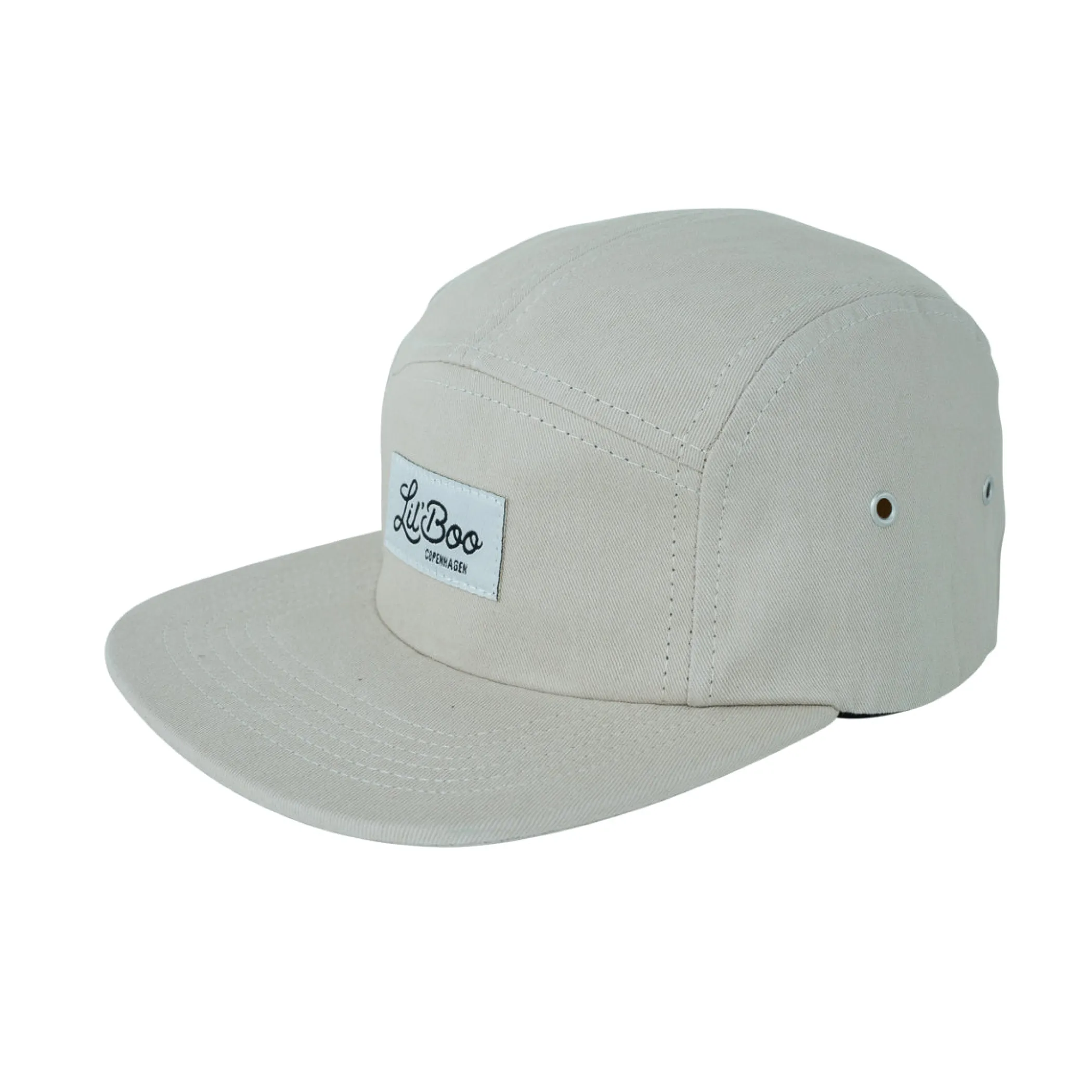 Lil' Boo Organic 5 Panel - Sand< Caps