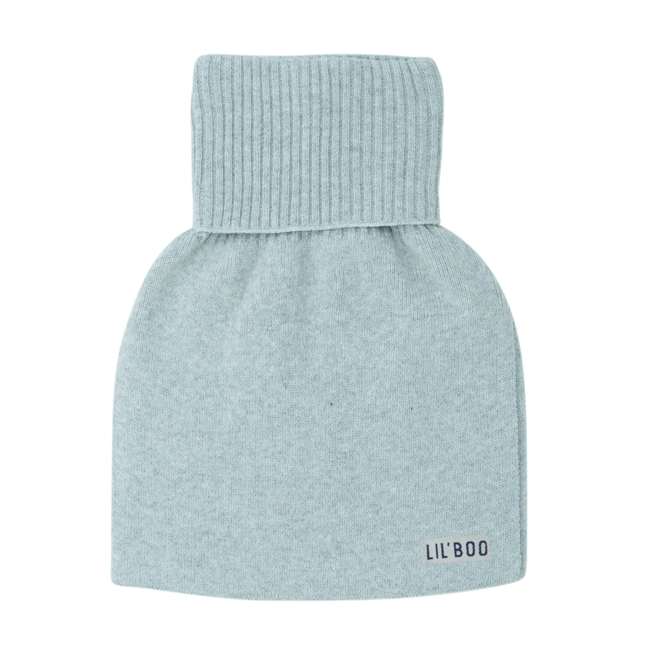 Lil' Boo Organic Neck Warmer - Light Grey Melange< Beanies