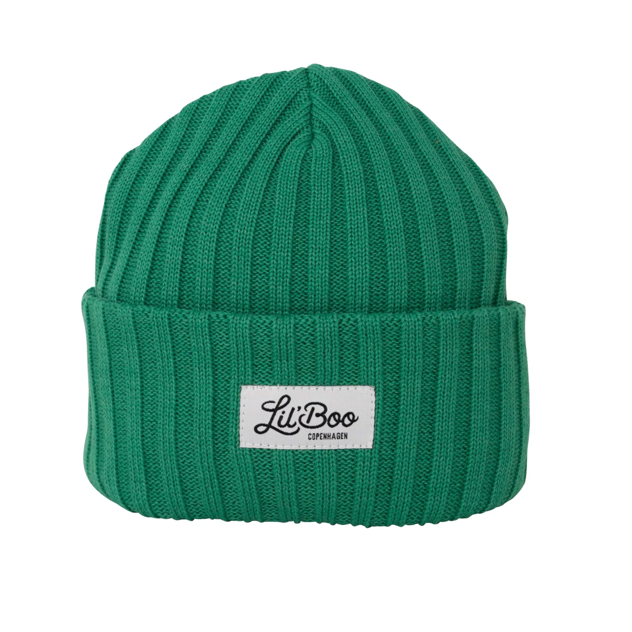 Lil' Boo Outdoorsy Beanie - wool and organic cotton mix - Green< Beanies