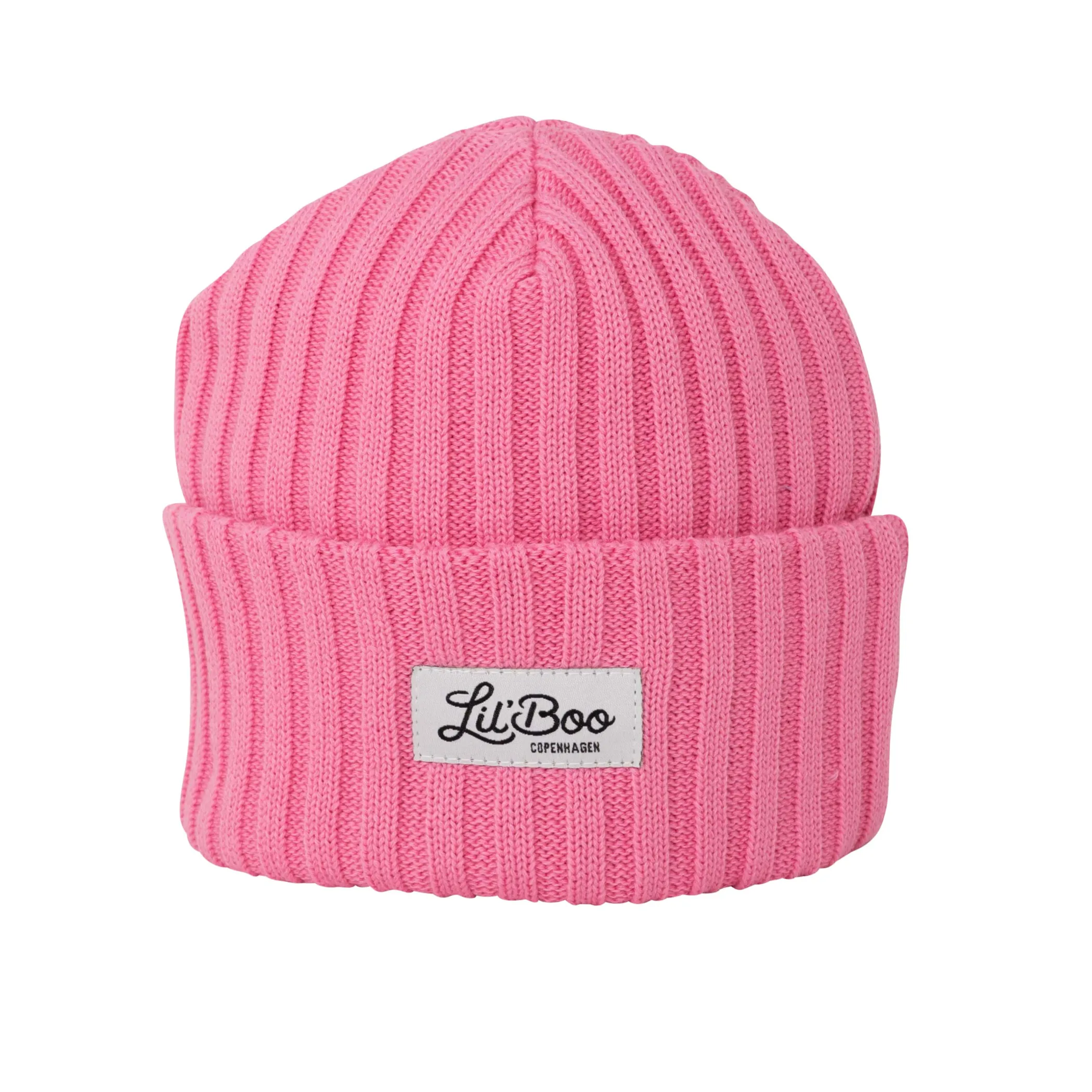 Lil' Boo Outdoorsy Beanie - wool and organic cotton mix - Pink< Beanies