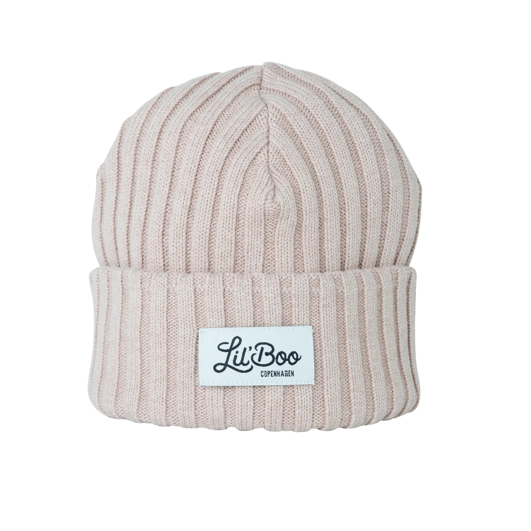 Lil' Boo Outdoorsy Beanie - wool and organic cotton mix - Rose Dust< Beanies