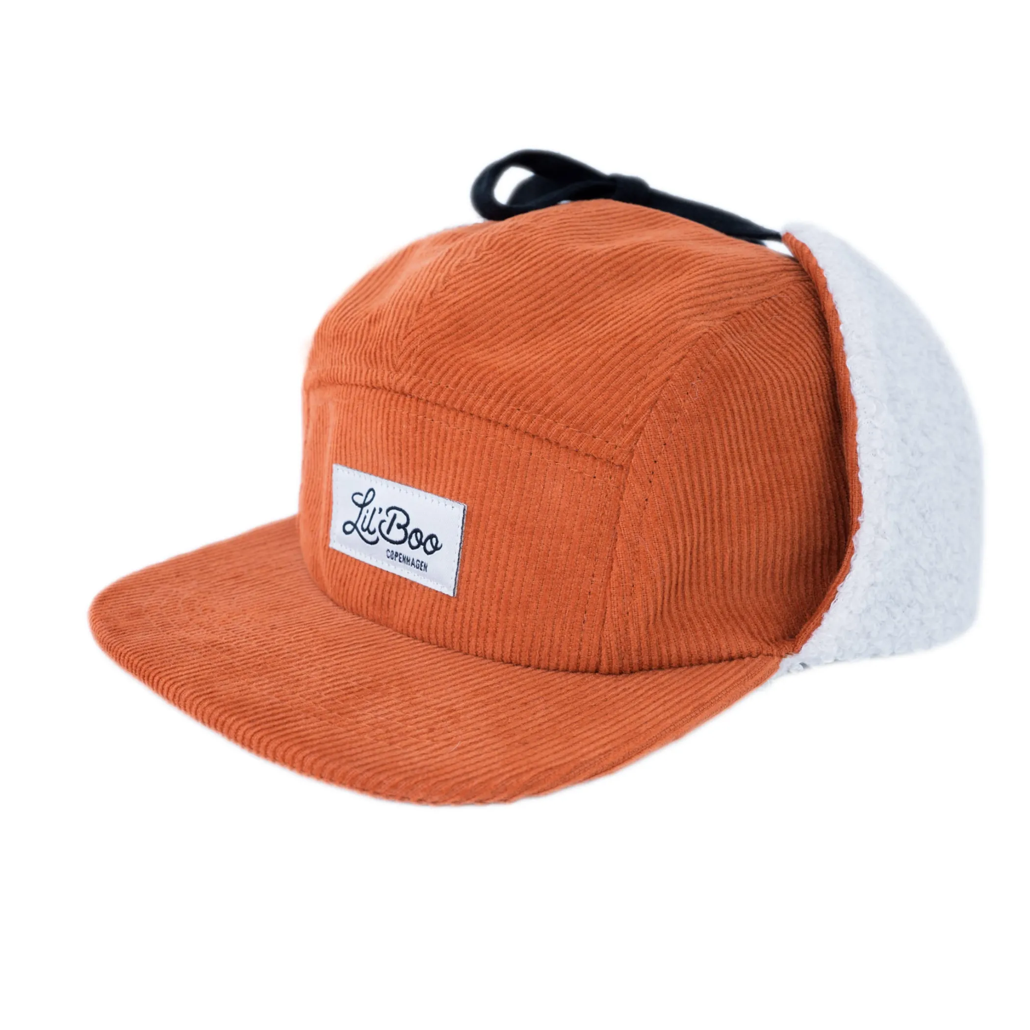 Lil' Boo Teddy Corduroy 5-Panel with ears - Caramel< Beanies | Warm Caps, Bucket Hats And Sherpas