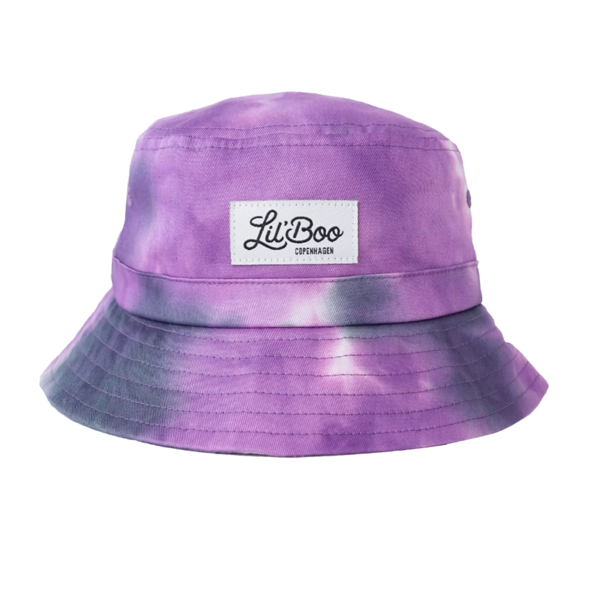 Lil' Boo Tie Dye Bucket Hat - Purple< Bucket Hats