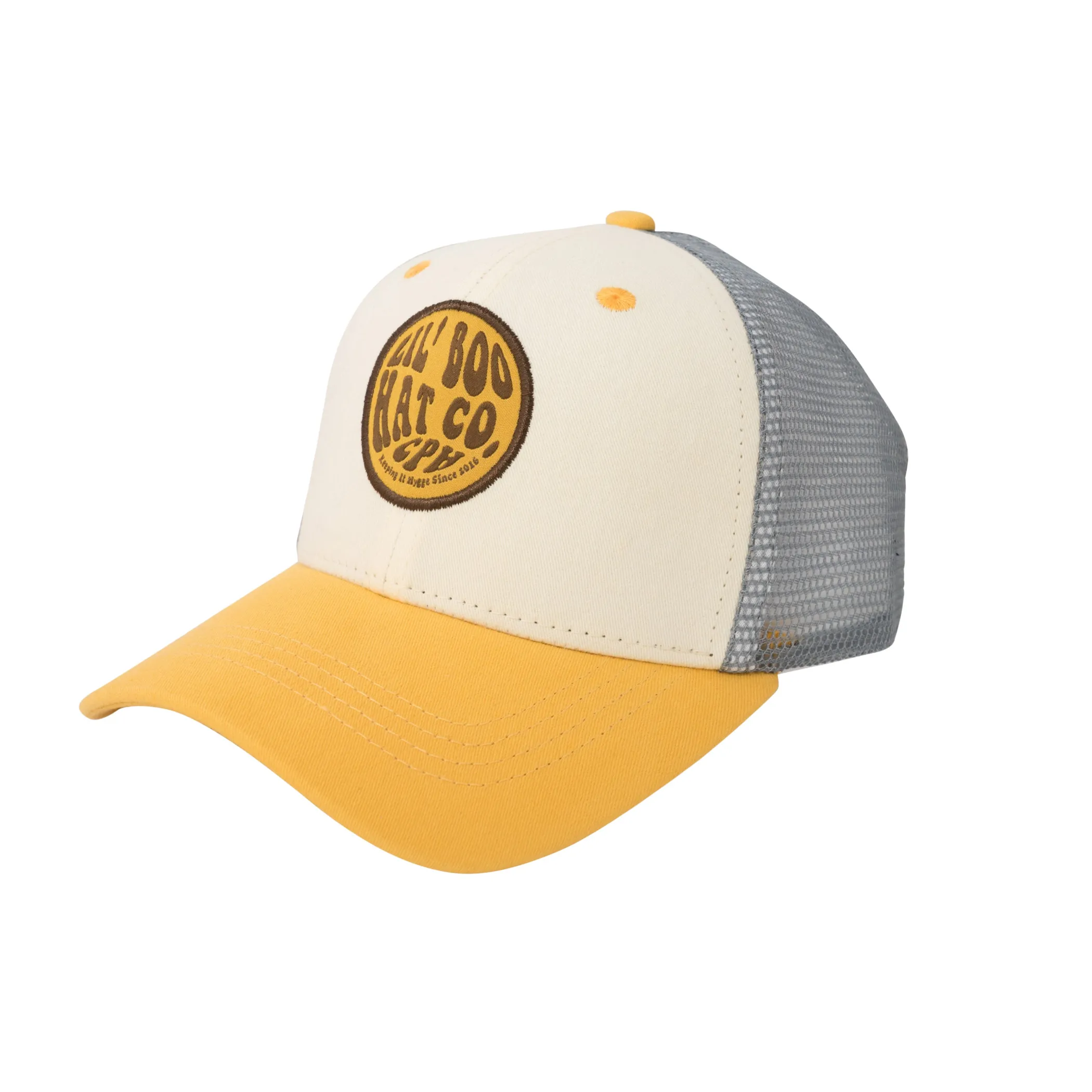 Lil' Boo Trucker Cap - Caramel< Caps